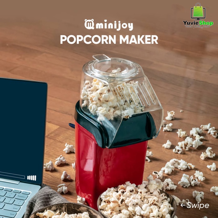 Terlaris Mesin Alat Pembuat Popcorn Maker Electric Hot Air Corn Tanpa Minyak