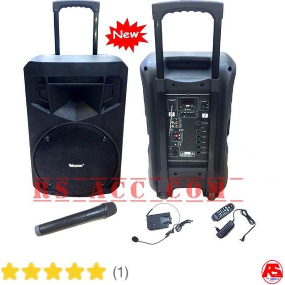 TERBARU Murah  New Speaker Portable Wireless PA Amplifier Weston 12" Inch Meeting TOA