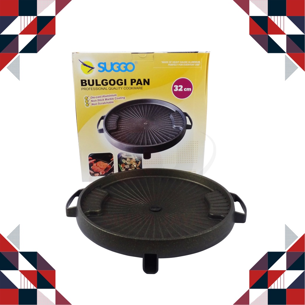 Panggangan BBQ/Panggangan Bulgogi 32cm Suggo