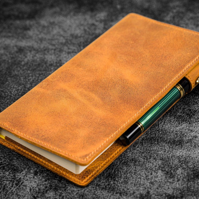 

Terlaris Galen Leather Leather Slim Hobonichi Weeks Planner Cover