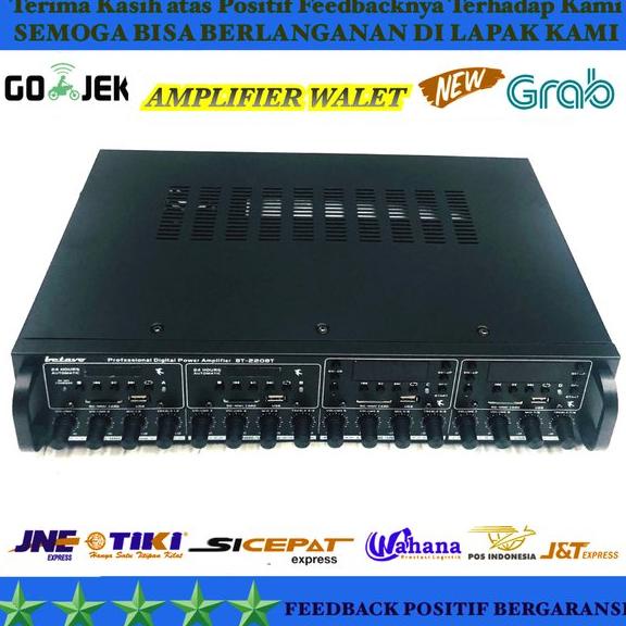 SALE AMPLIFIER WALET BT2208T 4 PLAYER USB 8 CH OUTPUT ORIGINAL