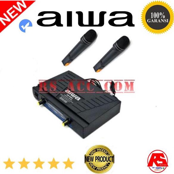 TERMURAH Murah  Mic Wireless Aiwa AW 500 G Microphone Professional