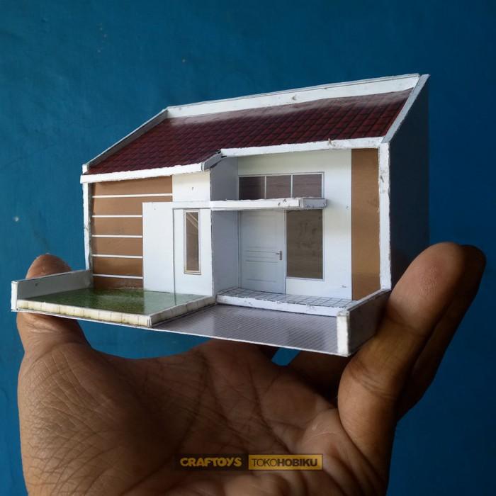 Miniatur Toko Diorama Toko DIORAMA DIECAST - MINIATUR RUMAH MODERN MINIMALIS