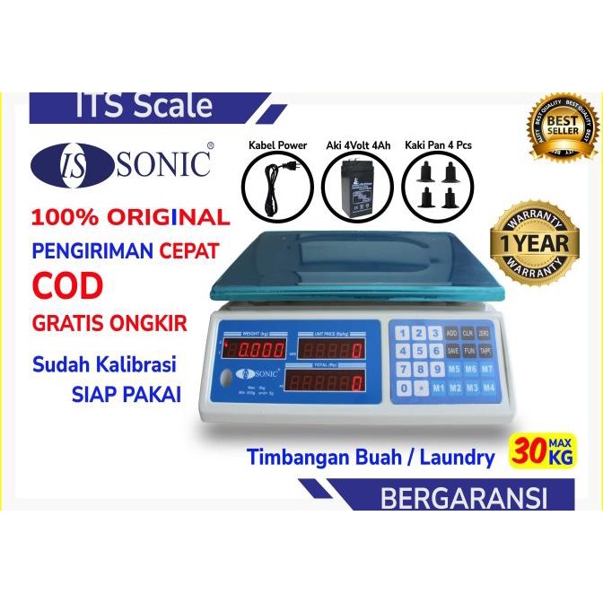 Timbangan Dapur / Timbangan Laundry / Telur / Buah Sonic ACS-A