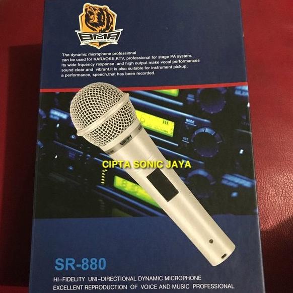 TERMURAH Mic BMA SR880 SR 880 Dynamic Microphone Professional ORIGINAL