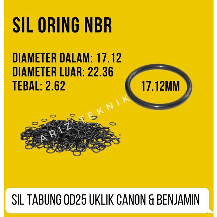 Sil Tabung Luar Od25 {Uklik Canon  Benjamin Franklin}