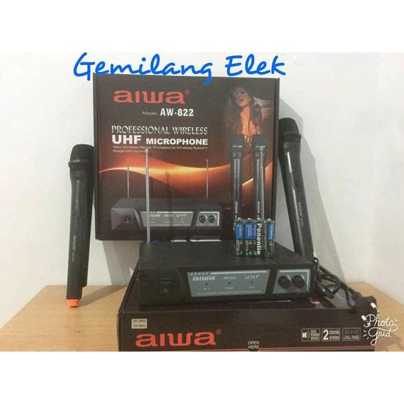 Mic Wireless AIWA AW-822