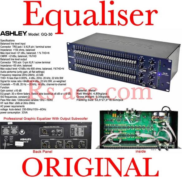 Eq Equaliser Ashley Gq30 ORIGINAL RESMI