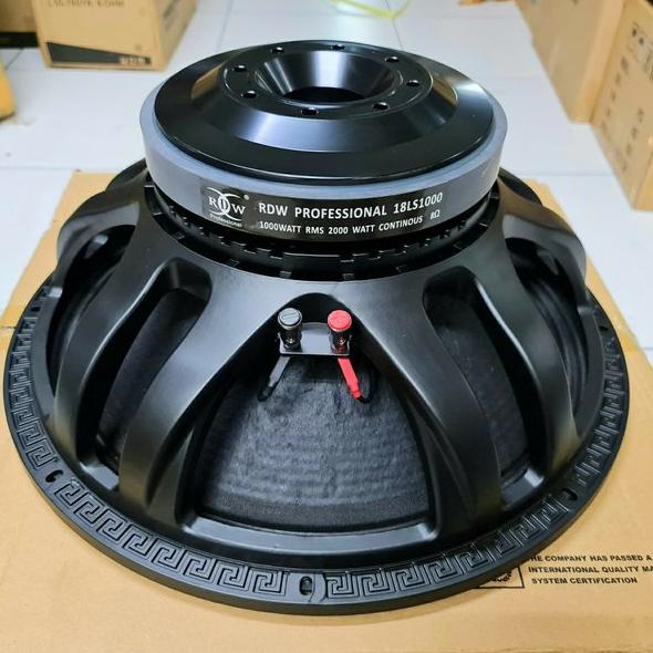 BARU SPEAKER SUBWOOFER 18 INCH RDW LS1000 ORIGINAL