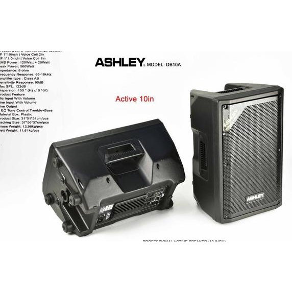 Speaker Aktif 10 inch Ashley Db10a Db 10a Original
