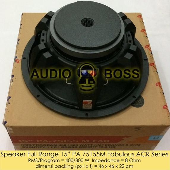 Speaker Full Range 15 inch PA 75155 M 75155M Fabulous ACR 800 Watt 800W