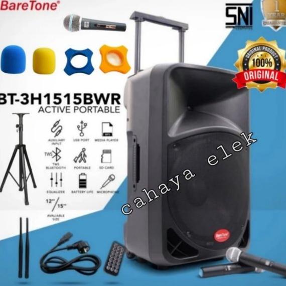 BARU Speaker portabel professional Baretone 1515bwr 1515 bwr