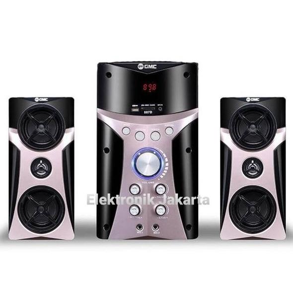 BARU Speaker Aktif Bluetooth GMC 885B Multimedia Karaoke Radio Subwoofer Bass - Jumbo