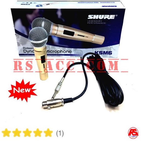 Mic Shure Kabel Ksm 6 Vokal Karaoke Legendary