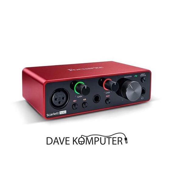 SALE Focusrite Scarlett Solo 3rd Gen