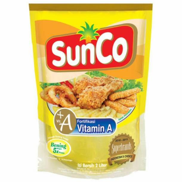 

Promo Minyak Goreng Sunco 2 Liter ( HARGA 1 PCS )