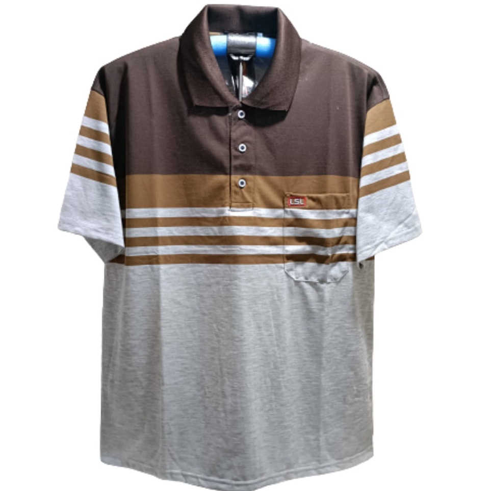 Grosir SIZE L XL XXL KAOS KERAH ORANG TUA / KAOS KERAH SALUR