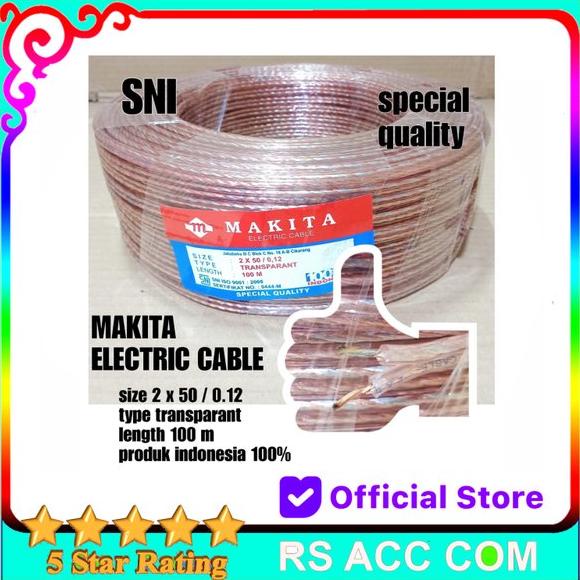 TERBARU KABEL SPEAKER MAKITA 2x50 100METER