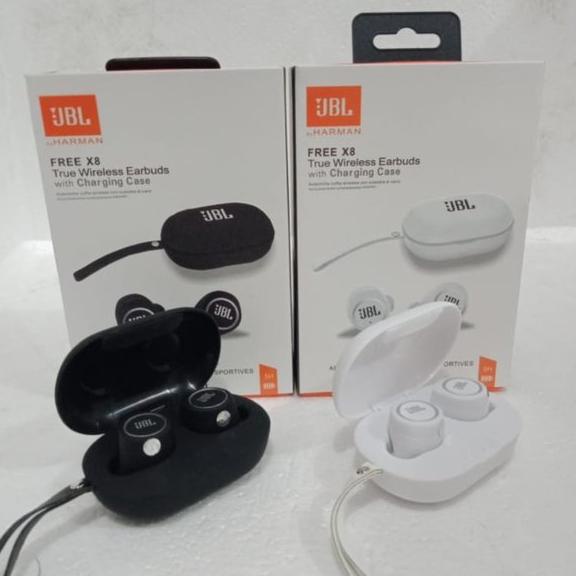 Earphone Bluetooth JBL TWS Free X8 True Wireless Earbuds By Harman