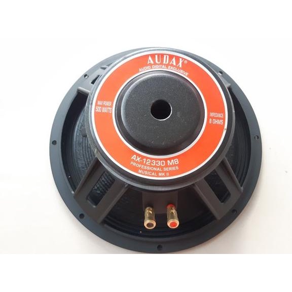 Original AUDAX 12330 SPEAKER 12 INCH FULLRANGE AUDAX AX 12330 M8 500watt ORIGINAL ASLI