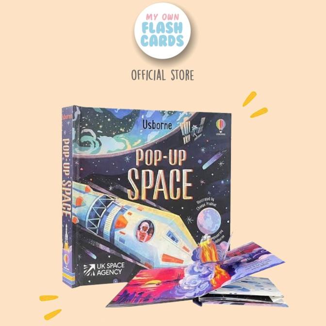 

NEW PROMO!!! Usborne Space Pop Up Imported Education Book - Buku Impor Edukasi Anak TERLARIS