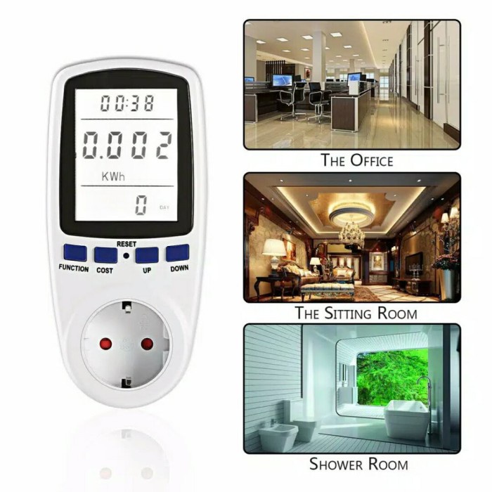 Alat Pengukur Biaya Daya Listrik Rumah KwH Meter Penghemat Listrik