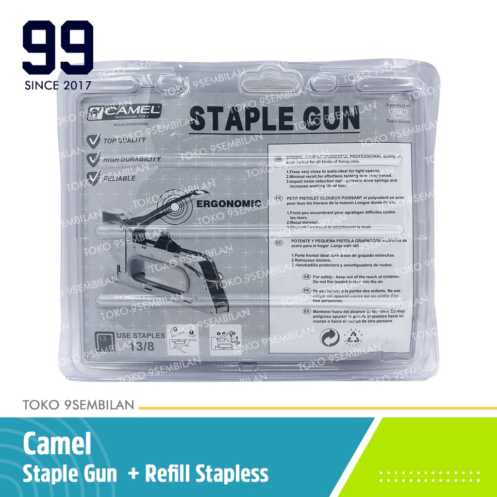 

Camel Staples 13/4-8Mm Stapler Gun Staple Jok Motor Sofa Taer
