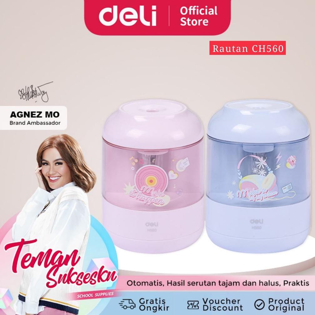

[DELI X AGNEZ MO] Deli Electric Rotary Sharpener / Rautan Putar Otomatis CH560