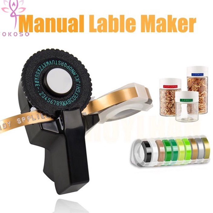 

(9.☼G»> CIDY dymo embossing label maker / Mesin Printer Label Mini 3d Manual Diy terviiral♫