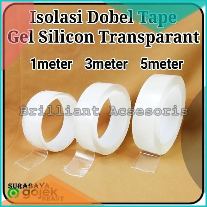 

Isolasi Dobel Tape Nano Gel Silicon Transparant - 5 meter 20JVLZ3 tools n parts