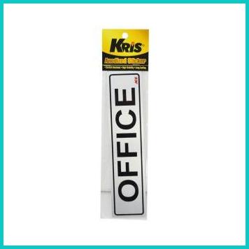 

KRIS STIKER OFFICE STICKER SIGN LABEL ANODIZED 20JVLZ3 accessories