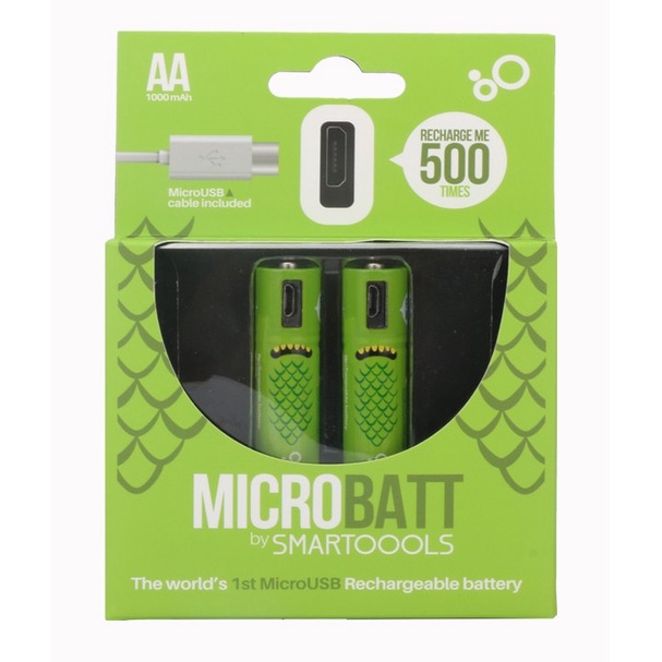 Baterai AA Rechargeable Micro Battery Smartoools 1000mAh