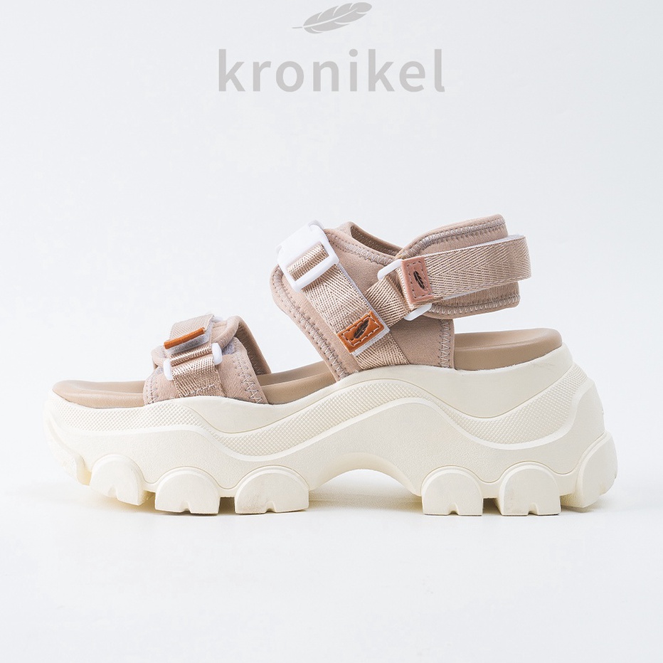 [PREMIUM LOKAL BRAND] KRONIKEL PROJECT // OSAKA 2-in-1 Sandals - Rosegold ♙