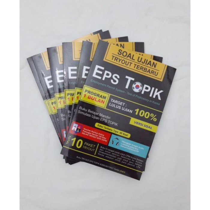 FLASH SALE SOAL TRYOUT BAHASA KOREA EPS TOPIK TERBARU TERBARU