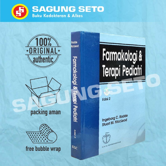 HOT SALE BUKU FARMAKOLOGI & TERAPI PEDIATRI E-2 - INGEBORG C.RADDE / EGC TERLARIS