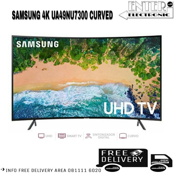 Samsung Led Tv 49Nu7300 - Smart Tv Led 49 Inch Curved 4K Ua49Nu7300