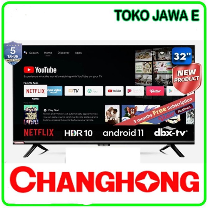 Smart Android Tv Changhong 32 Inch Lc32G7N Android 11