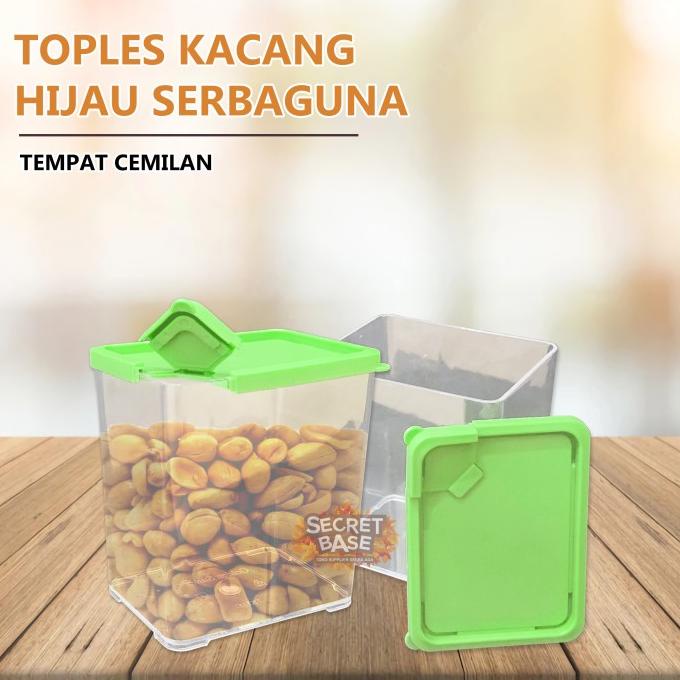 $$$$] TOPLES KACANG - Toples Plastik Bening / Toples Estetik / Toples Kotak