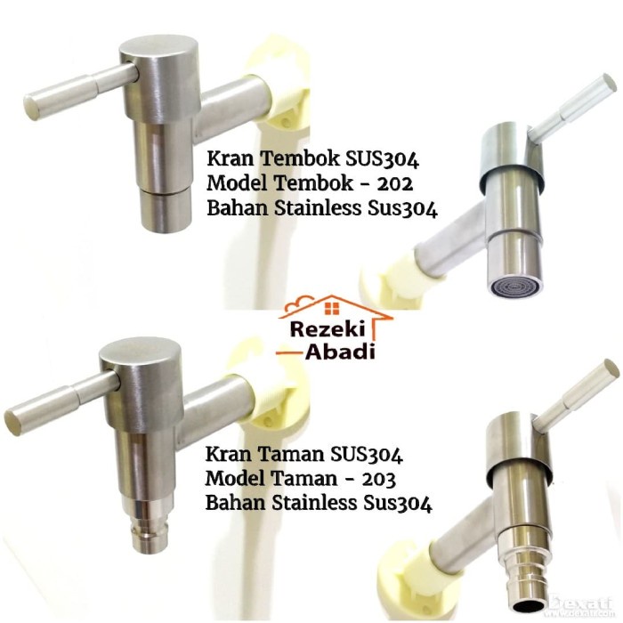 KRAN TEMBOK STAINLESS SUS304 / KRAN TEMBOK / KRAN AIR ORIGINAL