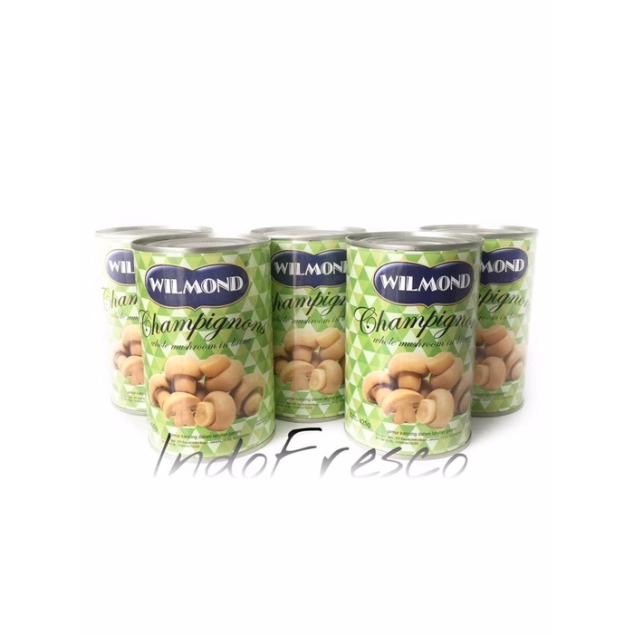 

WILMOND CHAMPIGNONS WHOLE MUSHROOM IN BRINE CANNED- 1DUS KHUSUS GOSEND