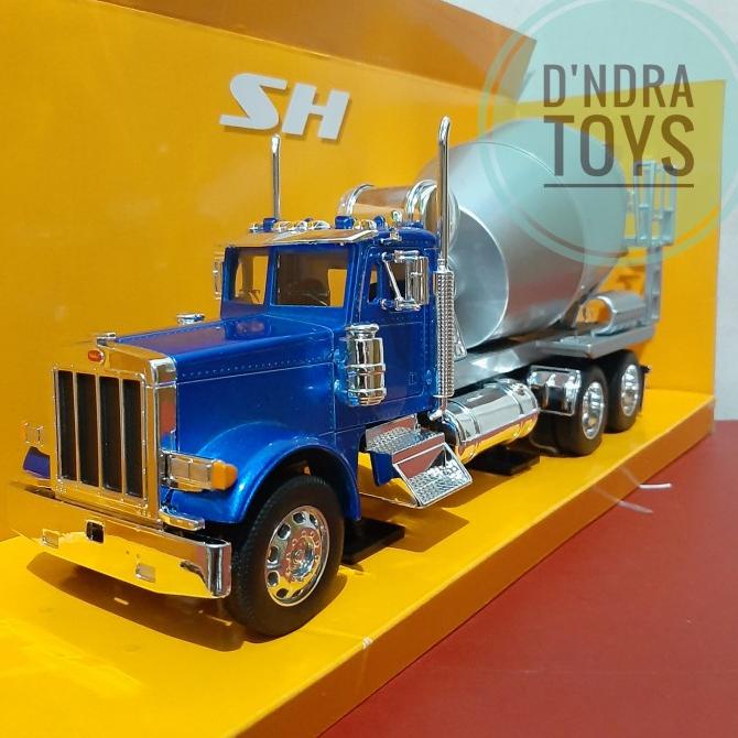 Big Sale Diecast Miniatur Mobil Truk Peterbilt 379 - Diecast Truck Mixer Welly Berkualitas