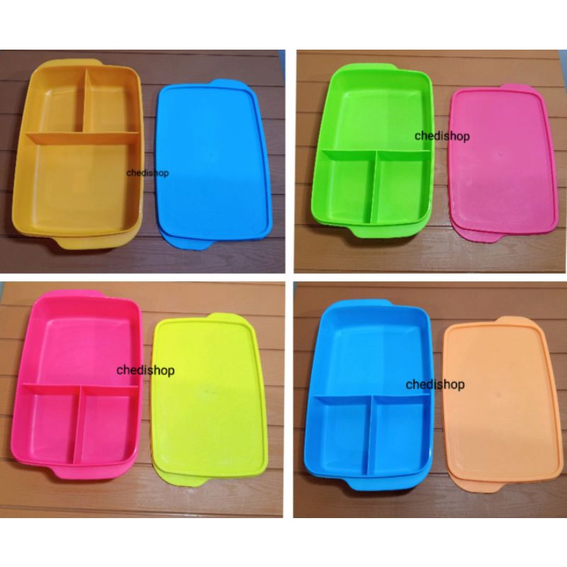 GBU PLAST Lunch Box Milano / Tempat Penyimpanan Makanan Bahan Plastik / Misting GBU Milano