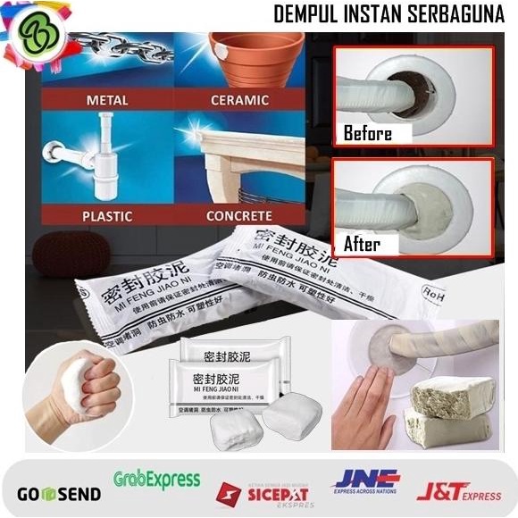 =====] Dempul Tembok Plafon Compound Penambal Tambal Lubang Serbaguna