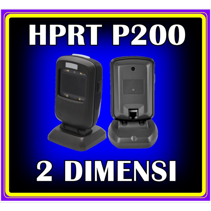 SCANNER BARCODE HPRT P200 / P-200 IMAGER 1D & 2D SCAN QR CODE ( USB )