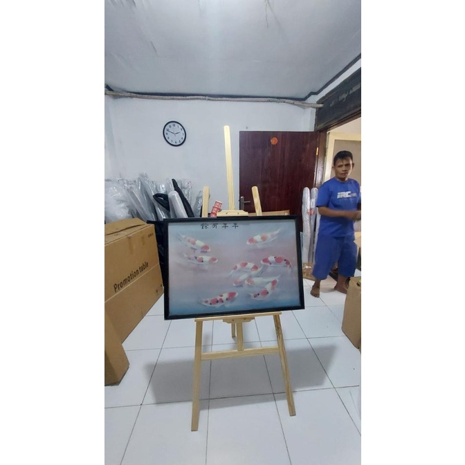 

Easel Wooden Stand Lukis Foto Wedding Stand Kayu - 170 Cm