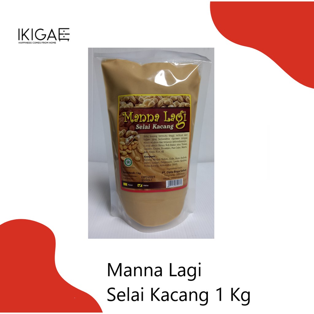 

Manna Lagi Selai Kacang Enakkk Serbaguna 1 Kg