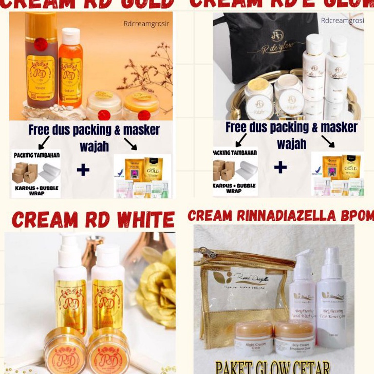 12.12 Product HOT [COD] Cream RD'e Glow Rina diazella / Rd Gold / Rd kemasan lama/Rde Glow/RD KEMASA