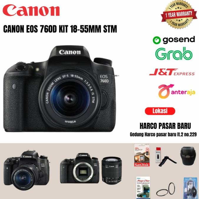 SALE KAMERA CANON EOS 760D BODY ONLY ORIGINAL