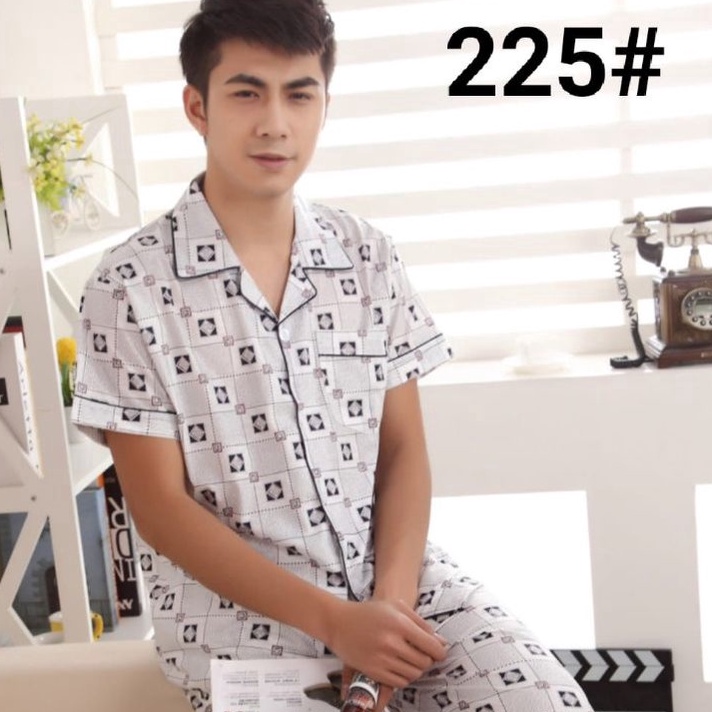 Original Cp piyama cowok dewasa/baju tidur pria import murah