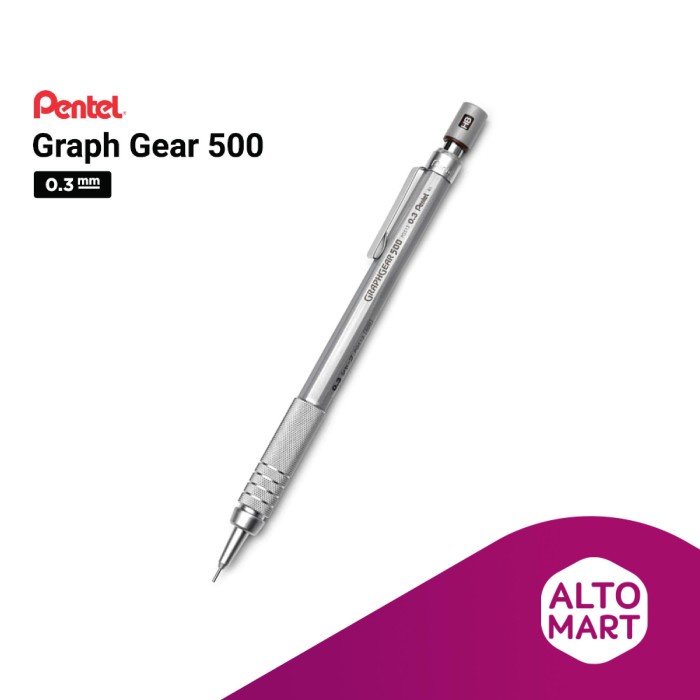 

Pentel Graph Gear 500 Mechanical Pencil 0.5 mm 0.5mm GraphGear